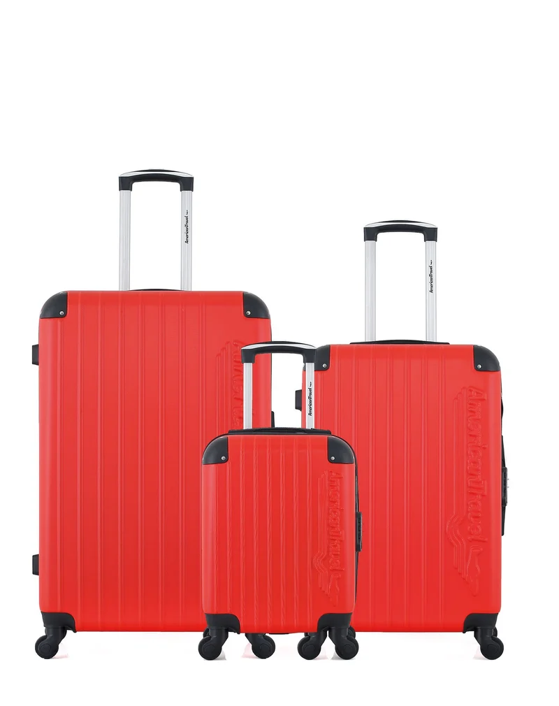 3er-Pack – Großer Koffer, mittelgroßer Koffer und Handgepäck XXS BUDAPEST