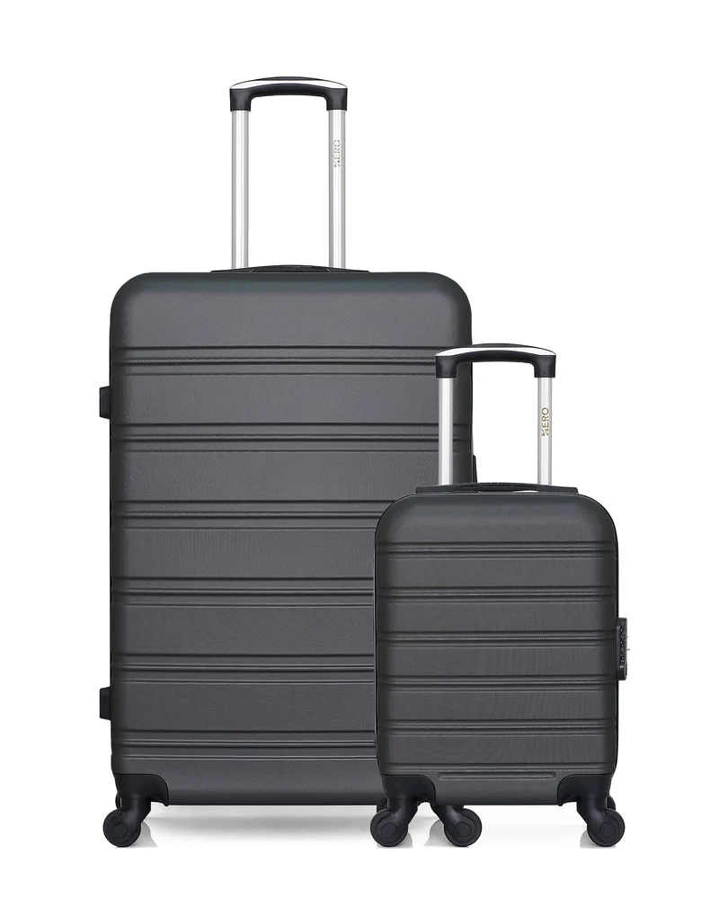 HERO – 2er-Pack - Großer Koffer und Handgepäck XXS RENOSO