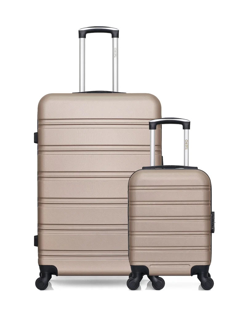 HERO – 2er-Pack - Großer Koffer und Handgepäck XXS RENOSO