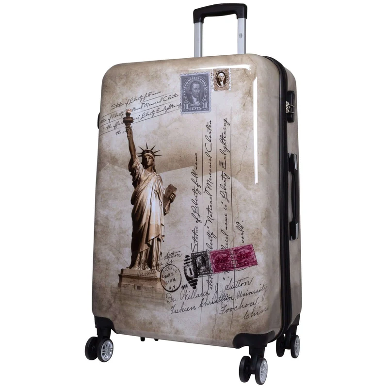 Motivkoffer Design New York – Reisekoffer mit Motiv – Hartschale ABS/Polycarbonat – S M L – leicht & robust