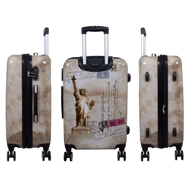 Motivkoffer Design New York – Reisekoffer mit Motiv – Hartschale ABS/Polycarbonat – S M L – leicht & robust