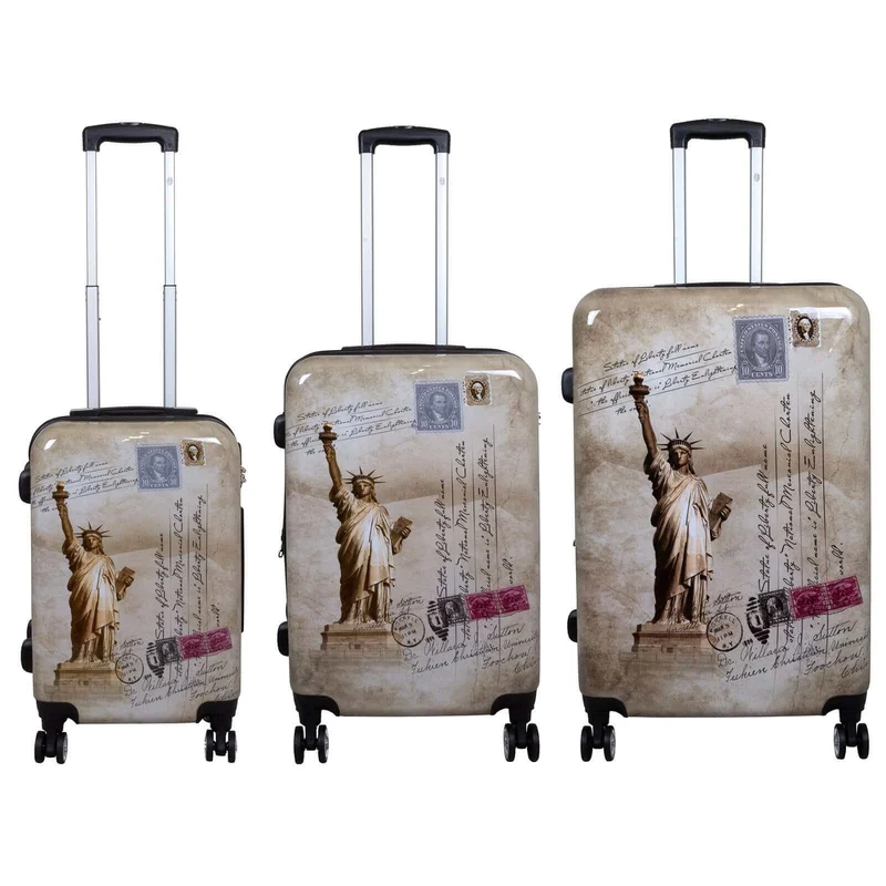 Motivkoffer Design New York – Reisekoffer mit Motiv – Hartschale ABS/Polycarbonat – S M L – leicht & robust