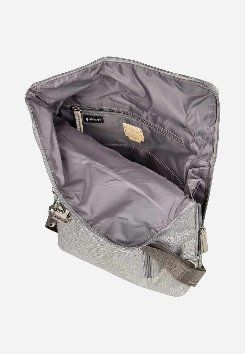 Bergen 1606 Hellgrau - Rolltop Rucksack