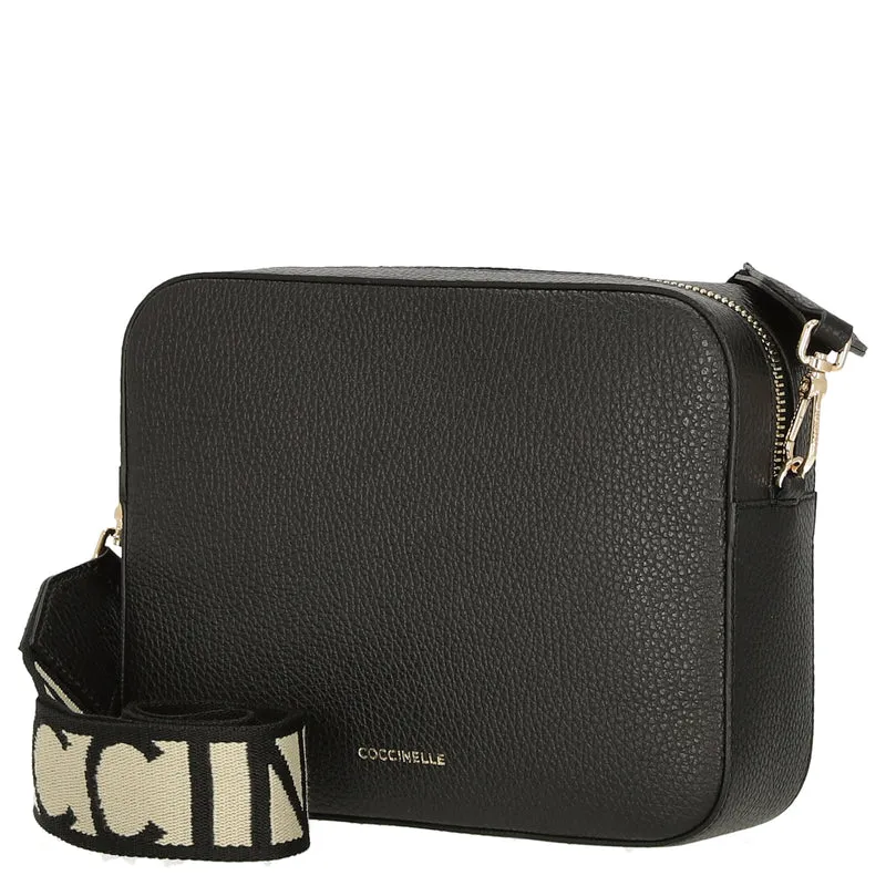 Coccinelle Tebe - Umhängetasche 21 cm (black)