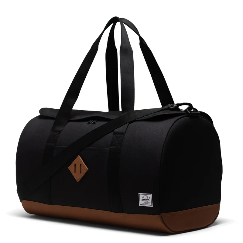 Herschel Heritage Duffle - Reisetasche 52 cm (black/saddle brown)