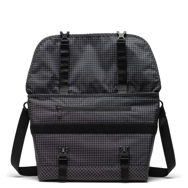 Herschel Cove Messenger - Umhängetasche 16" 50 cm (grid-black)
