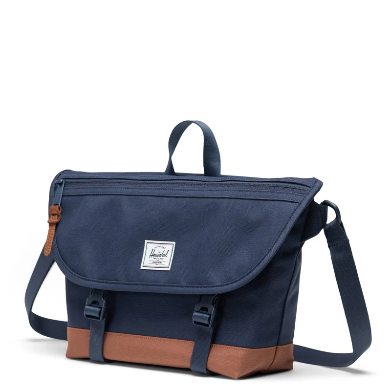 Herschel Cove Messenger - Umhängetasche S 36 cm (navy/saddle brown)