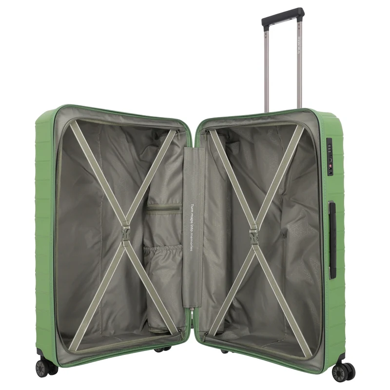 Travelite Mooby - 4-Rollen-Trolley L 77 cm (grün)