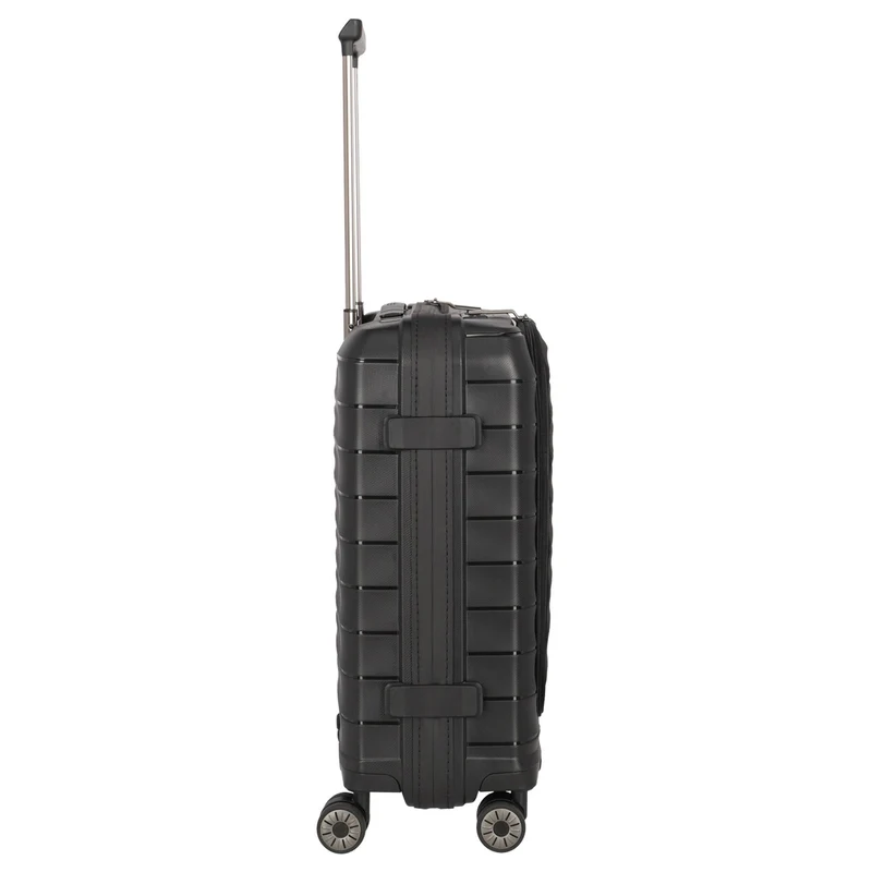 Travelite Mooby - 4-Rollen-Kabinentrolley mit Vortasche S 55 cm (black)
