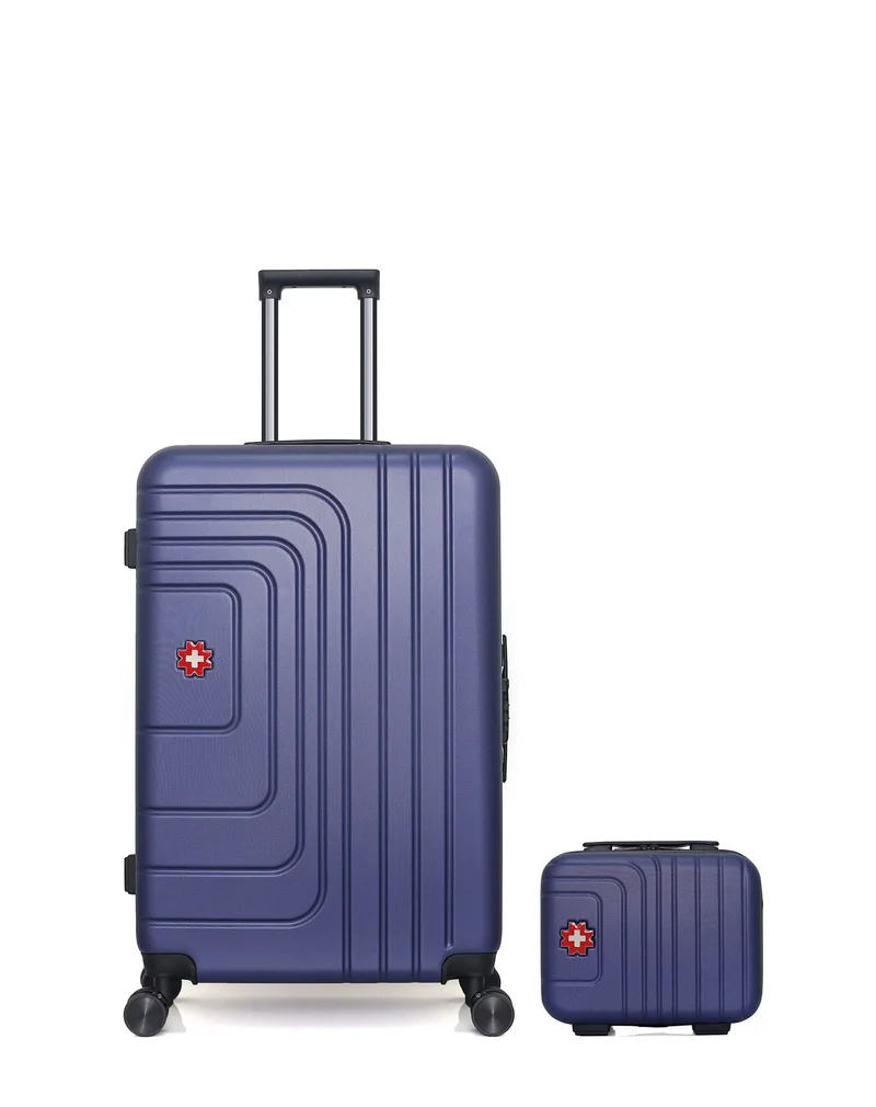 SWISS KOPPER - 2er-Pack: Großer Koffer und Kosmetikkoffer RUTI