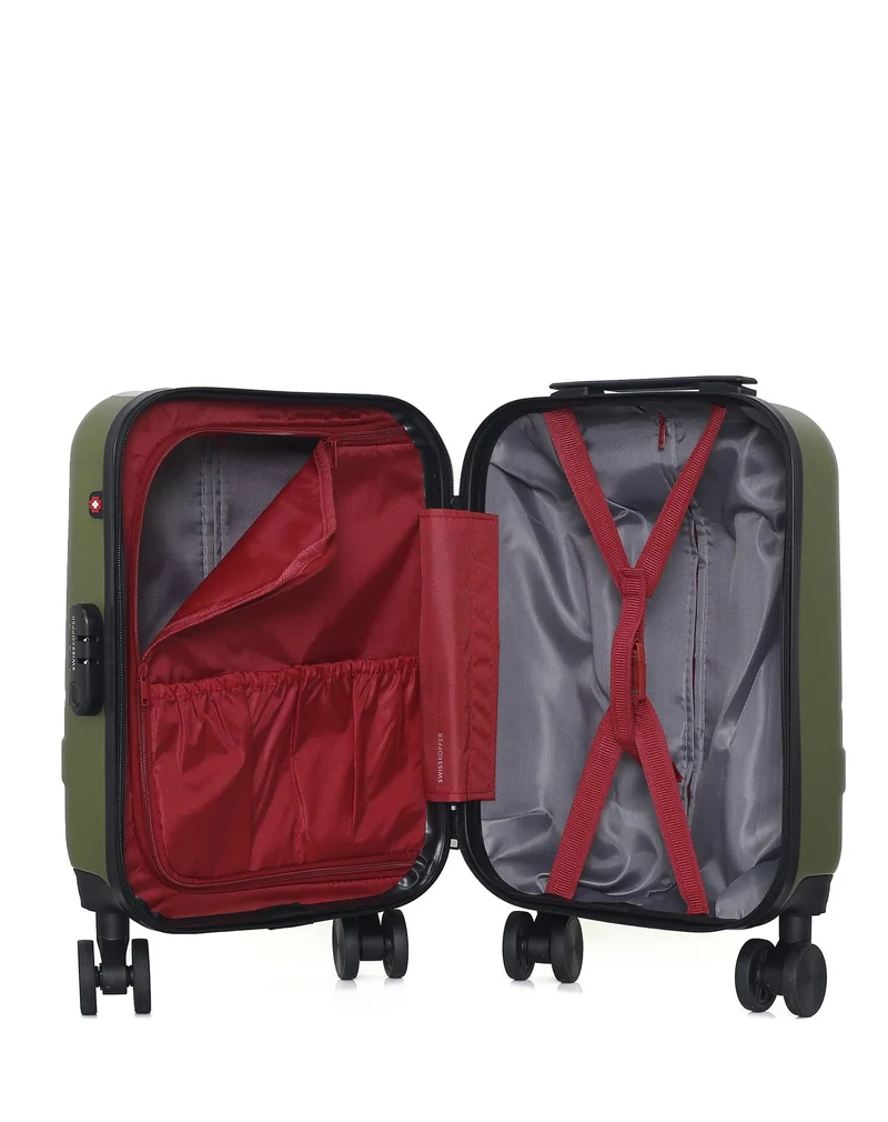 SWISS KOPPER – 2er-Pack: Großer Koffer und Kosmetikkoffer USTER