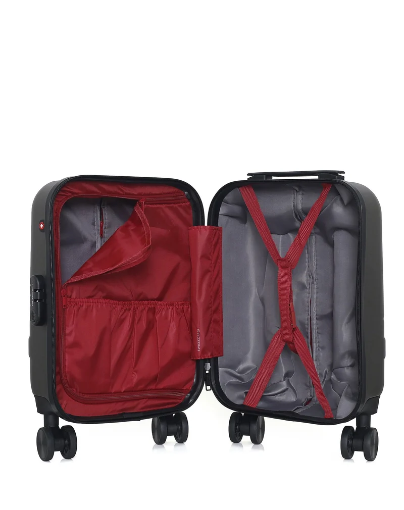 SWISS KOPPER – 2er-Pack: Großer Koffer und Kosmetikkoffer USTER