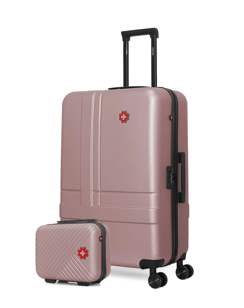 SWISS KOPPER – 2er-Pack: Großer Koffer und Kosmetikkoffer USTER