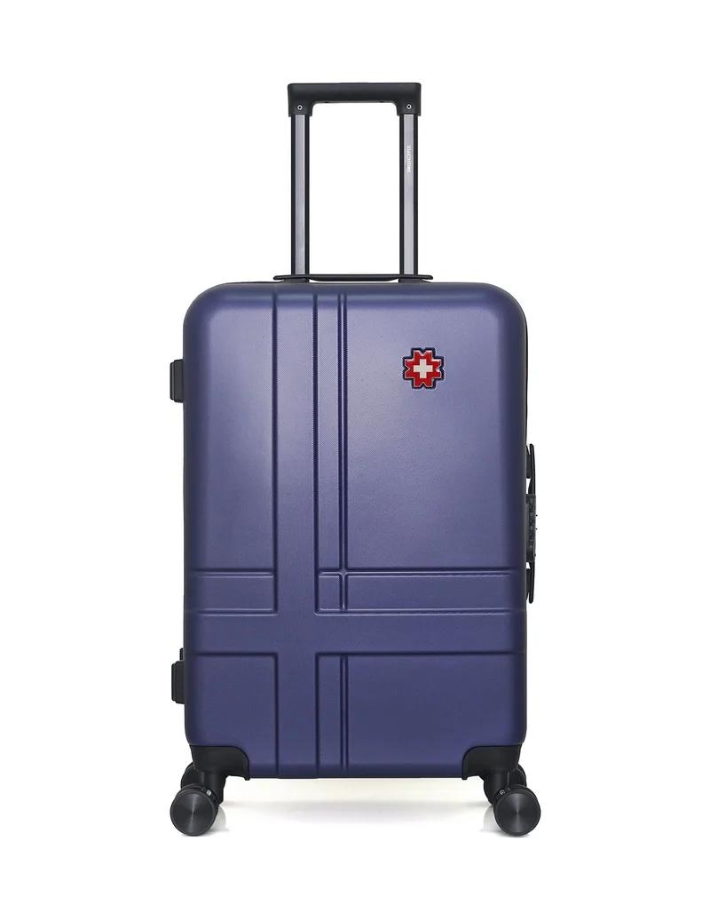 SWISS KOPPER – 4er-Pack: Mittelgroßer Koffer, Handgepäck, Handgepäck XXS und Kosmetikkoffer USTER