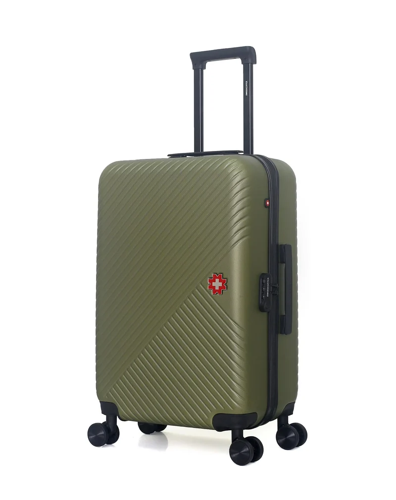 SWISS KOPPER – 4er-Pack: Mittelgroßer Koffer, Handgepäck, Handgepäck XXS und Kosmetikkoffer SPIEZ
