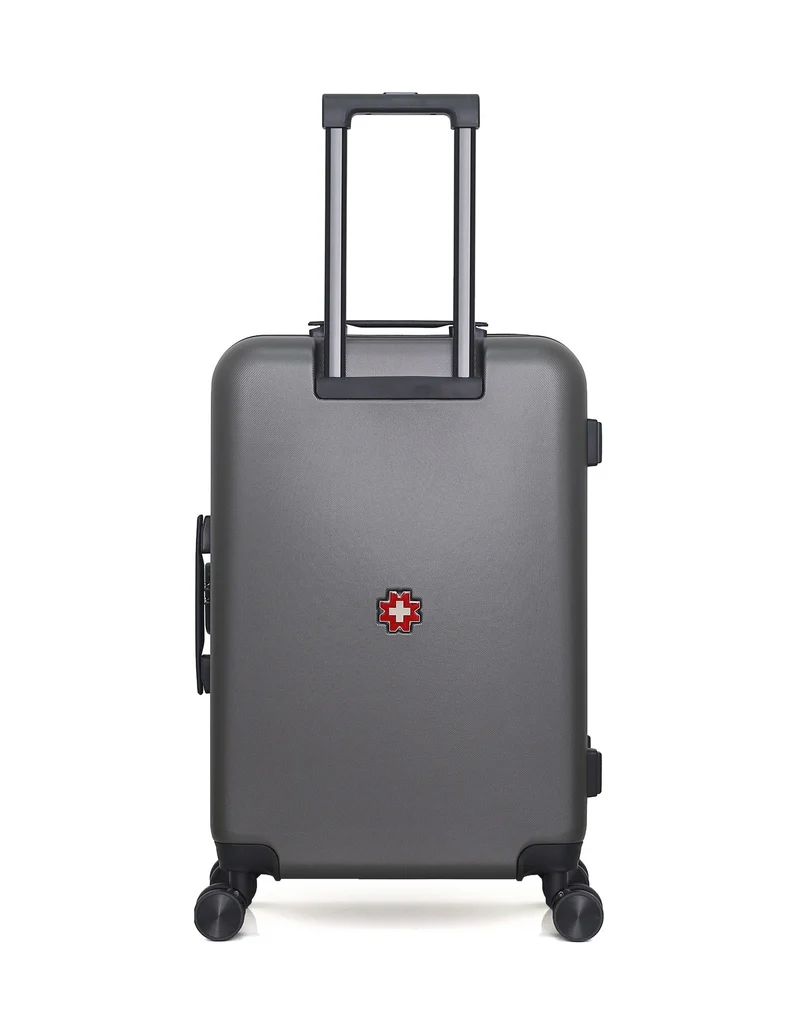 SWISS KOPPER – 4er-Pack: Mittelgroßer Koffer, Handgepäck, Handgepäck XXS und Kosmetikkoffer AIGLE