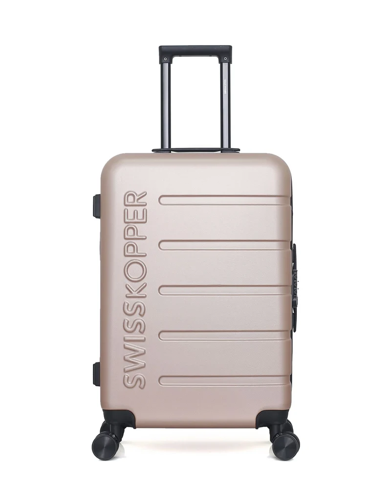 SWISS KOPPER - 2er-Pack: Mittelgroßer Koffer und Kosmetikkoffer AIGLE