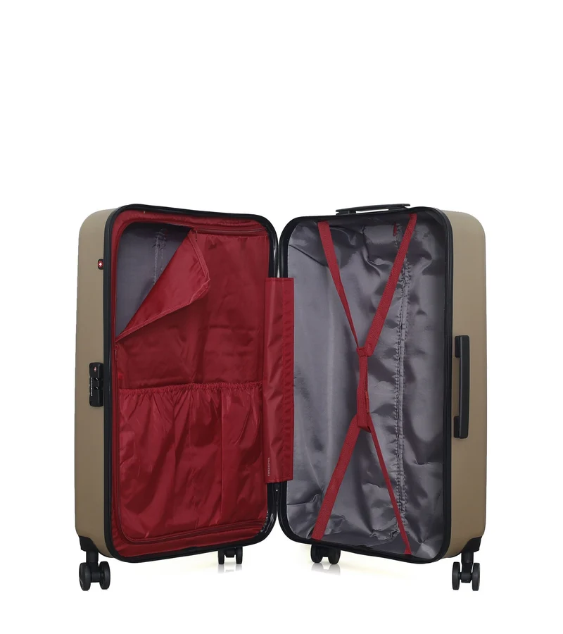 SWISS KOPPER – 4er-Pack: Großer Koffer, mittelgroßer Koffer, Handgepäck und Handgepäck XXS ZURICH