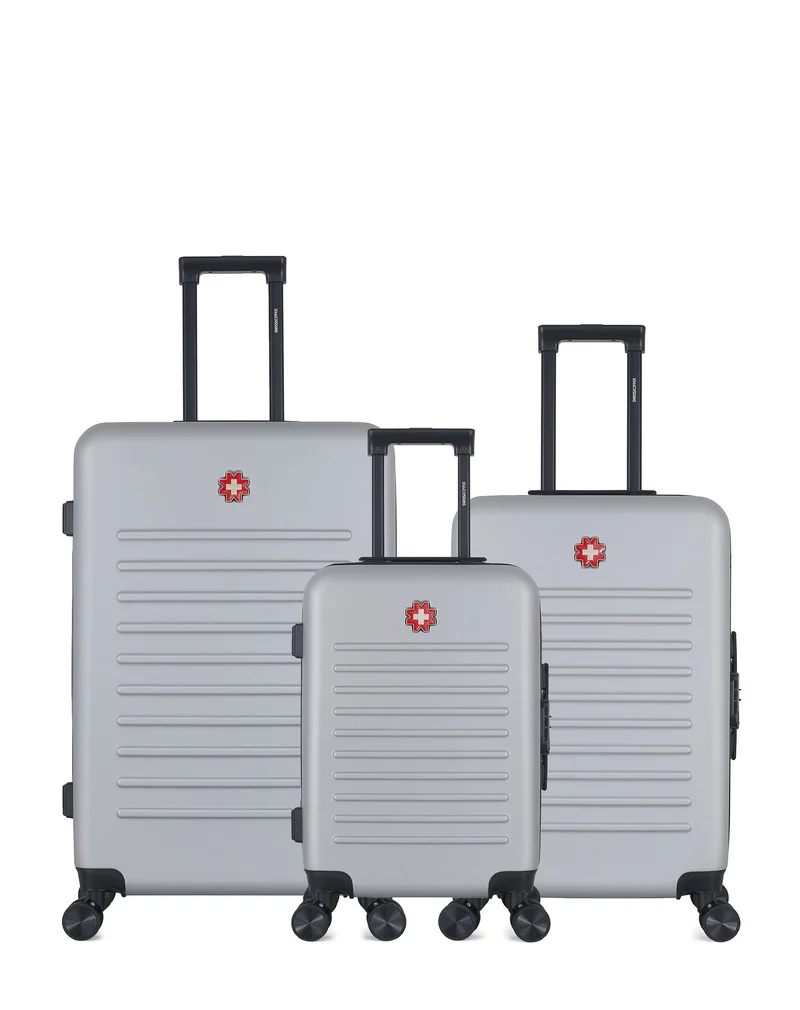 SWISS KOPPER – 3er-Pack: Großer Koffer, mittelgroßer Koffer und Handgepäck WIL