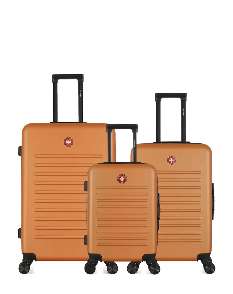 SWISS KOPPER – 3er-Pack: Großer Koffer, mittelgroßer Koffer und Handgepäck WIL