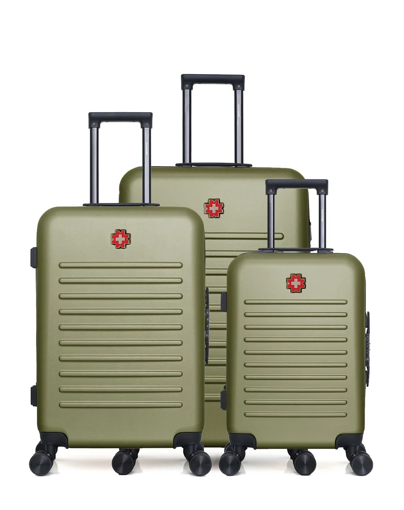 SWISS KOPPER – 3er-Pack: Großer Koffer, mittelgroßer Koffer und Handgepäck WIL