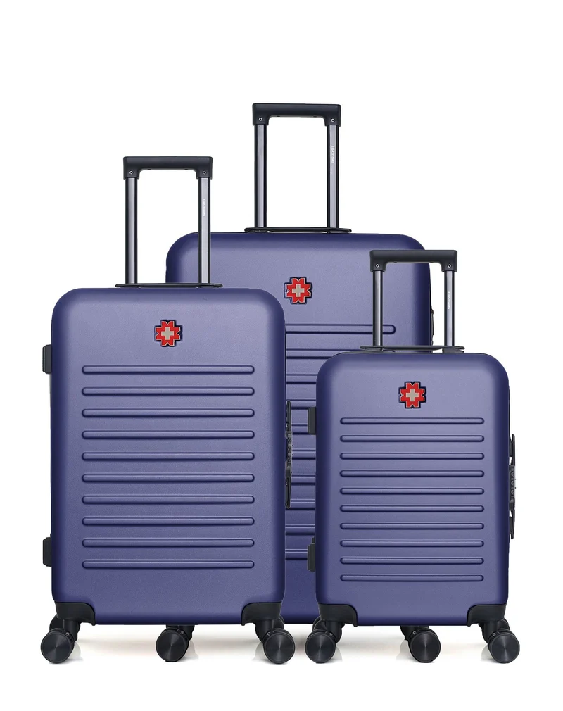 SWISS KOPPER – 3er-Pack: Großer Koffer, mittelgroßer Koffer und Handgepäck WIL