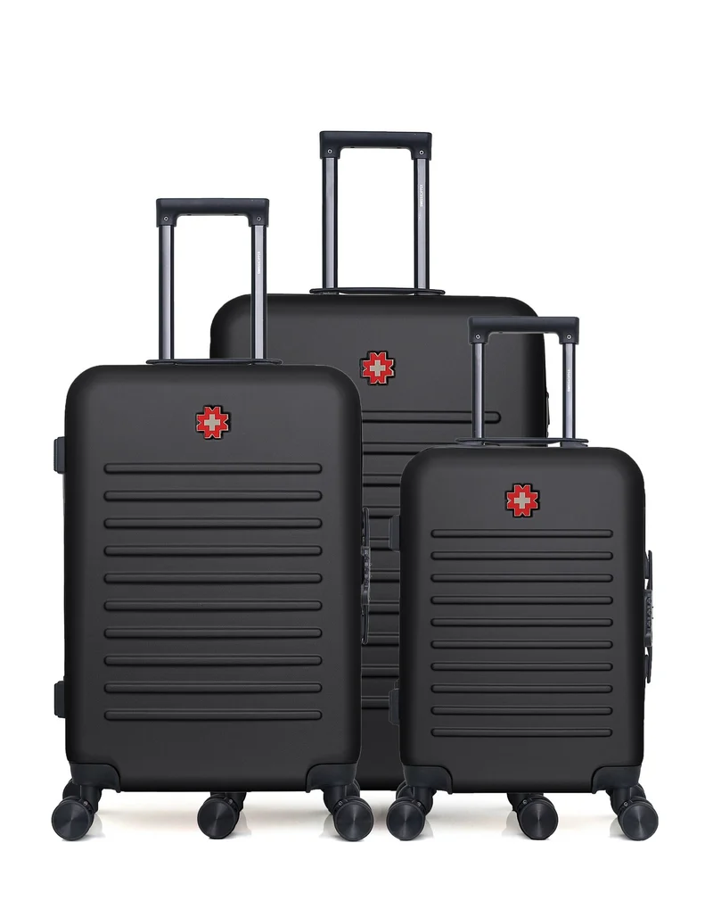 SWISS KOPPER – 3er-Pack: Großer Koffer, mittelgroßer Koffer und Handgepäck WIL