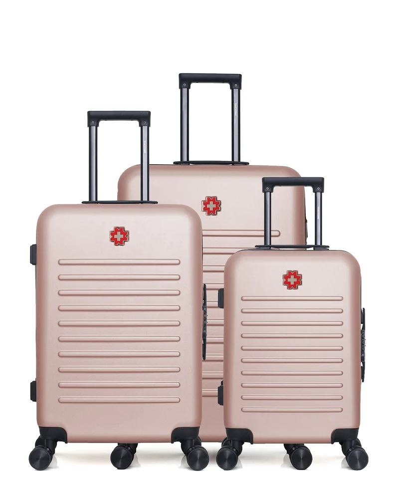 SWISS KOPPER – 3er-Pack: Großer Koffer, mittelgroßer Koffer und Handgepäck WIL