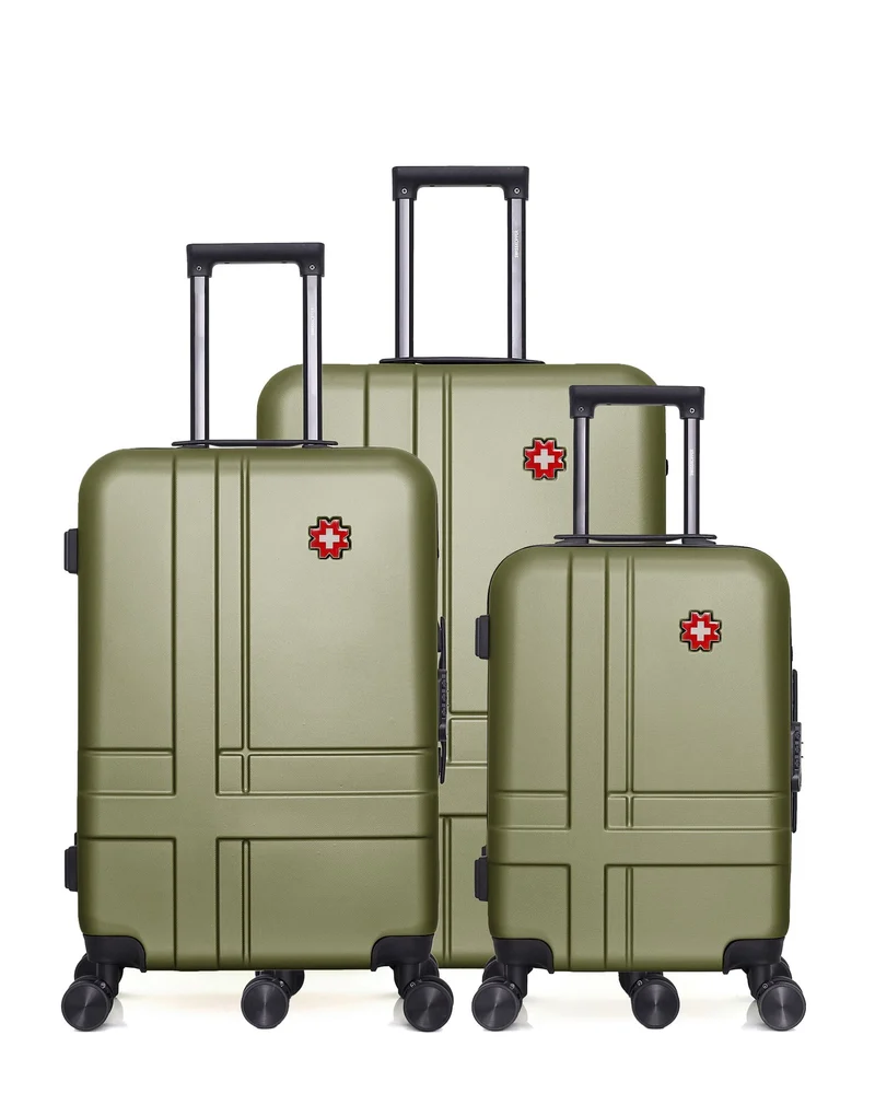 SWISS KOPPER – 3er-Pack: Großer Koffer, mittelgroßer Koffer und Handgepäck USTER
