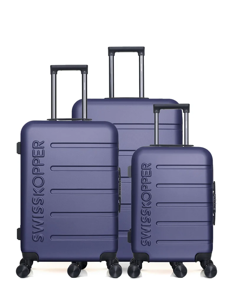SWISS KOPPER - 3er-Pack: Großer Koffer, mittelgroßer Koffer und Handgepäck AIGLE