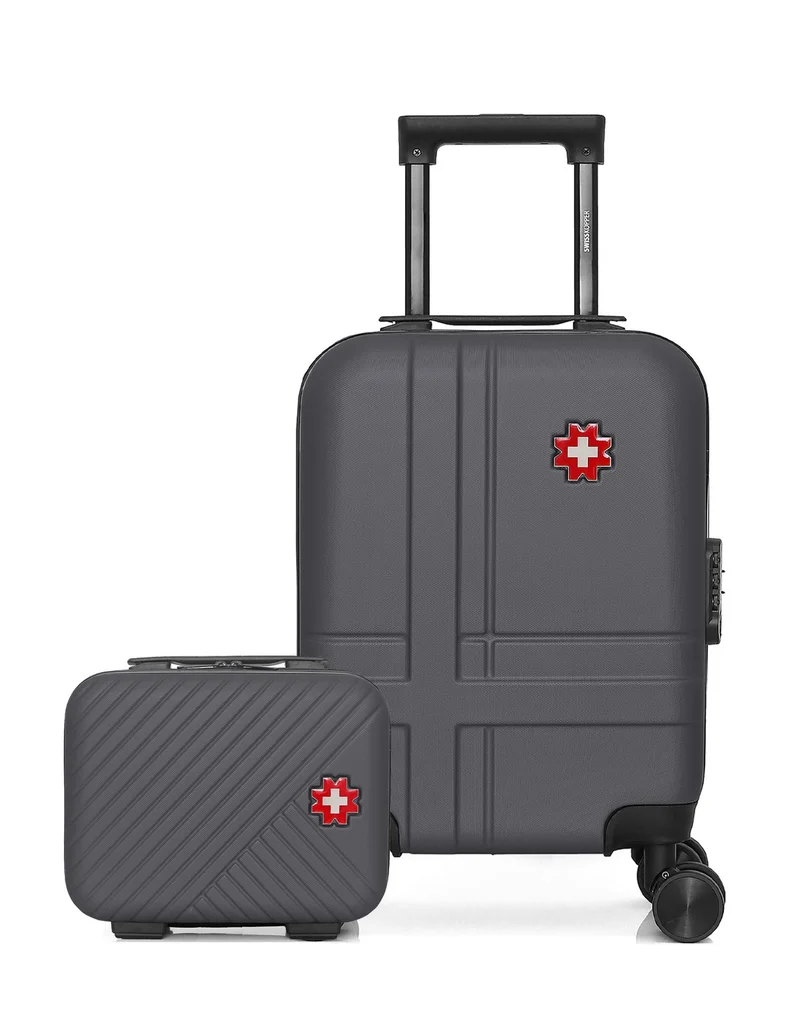 SWISS KOPPER - 2er-Pack: Handgepäck XXS und Kosmetikkoffer USTER