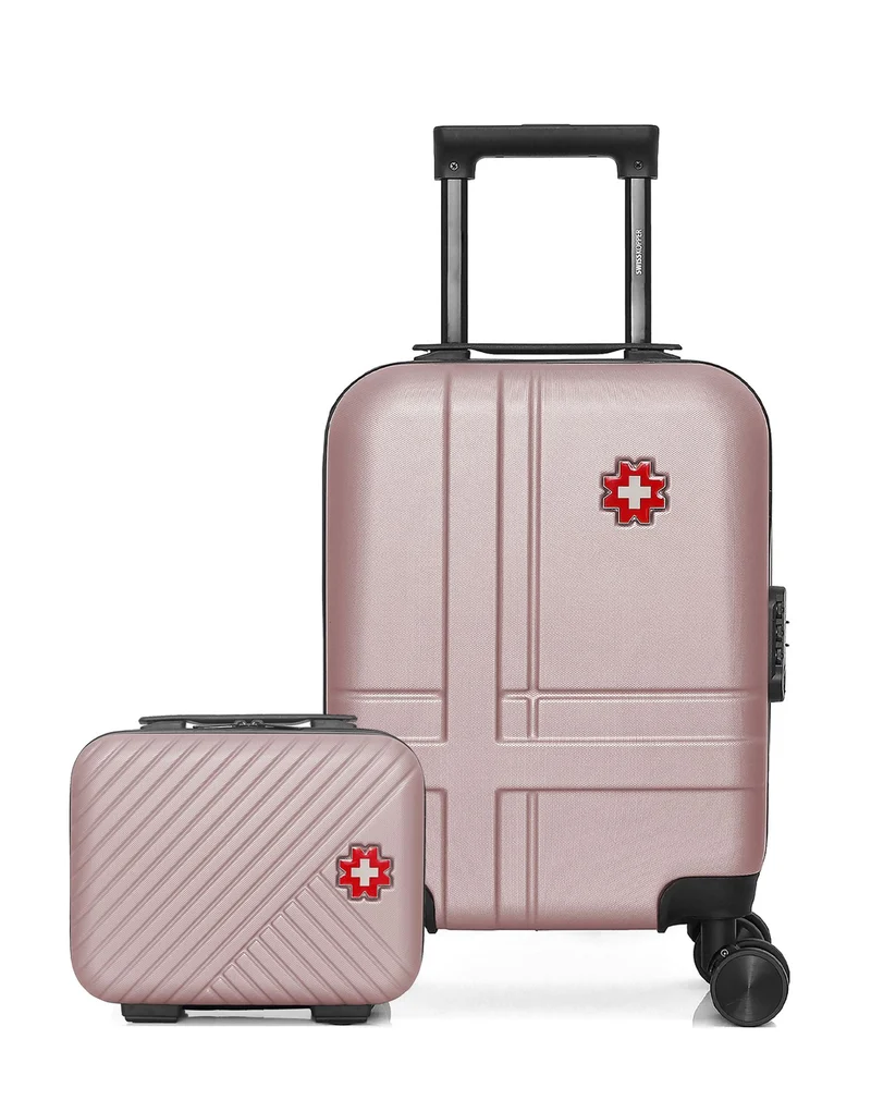 SWISS KOPPER - 2er-Pack: Handgepäck XXS und Kosmetikkoffer USTER