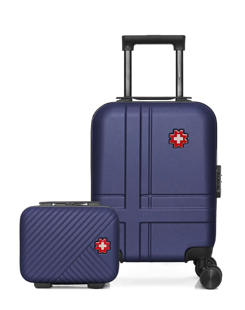 SWISS KOPPER - 2er-Pack: Handgepäck XXS und Kosmetikkoffer USTER