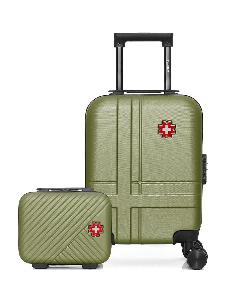 SWISS KOPPER - 2er-Pack: Handgepäck XXS und Kosmetikkoffer USTER