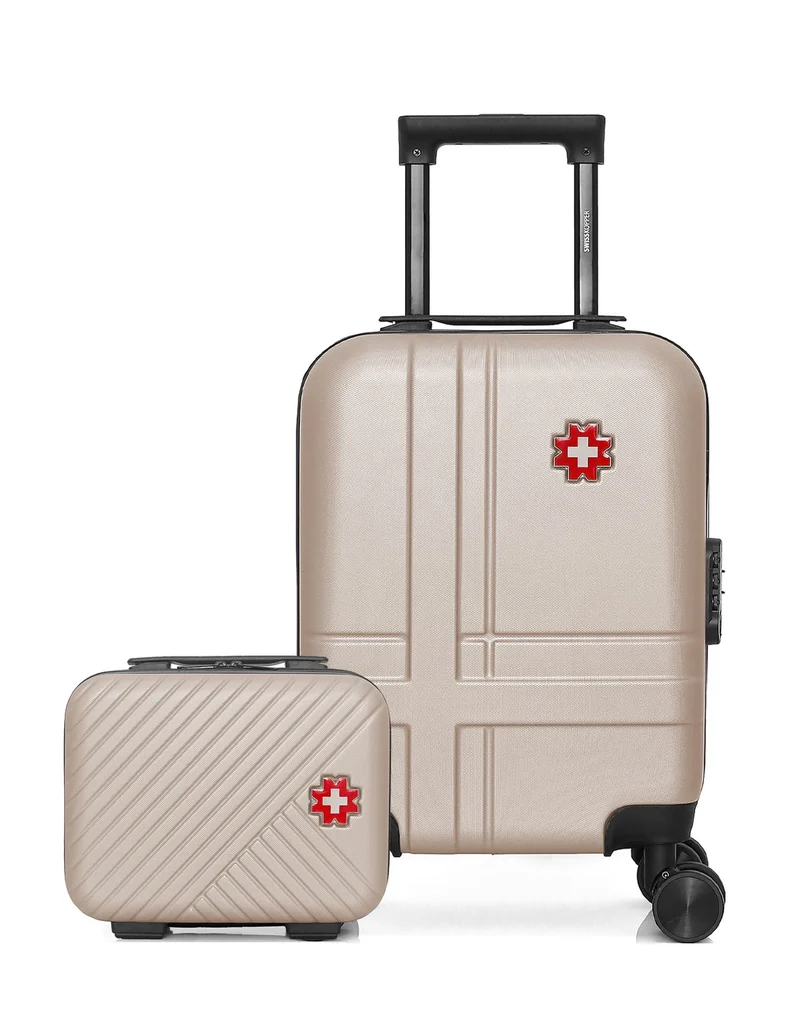 SWISS KOPPER - 2er-Pack: Handgepäck XXS und Kosmetikkoffer USTER