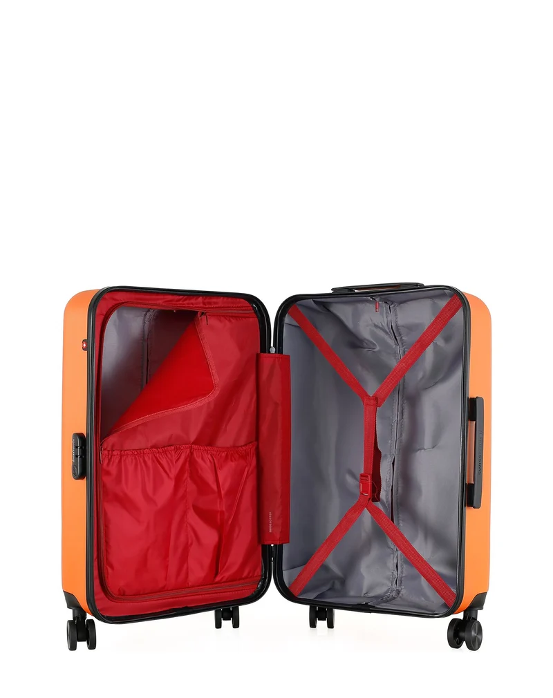 SWISS KOPPER – 3er-Pack: Mittelgroßer Koffer, Handgepäck und Handgepäck XXS RUTI