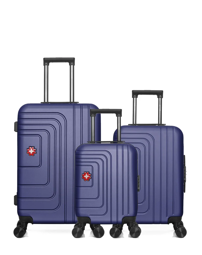 SWISS KOPPER – 3er-Pack: Mittelgroßer Koffer, Handgepäck und Handgepäck XXS RUTI