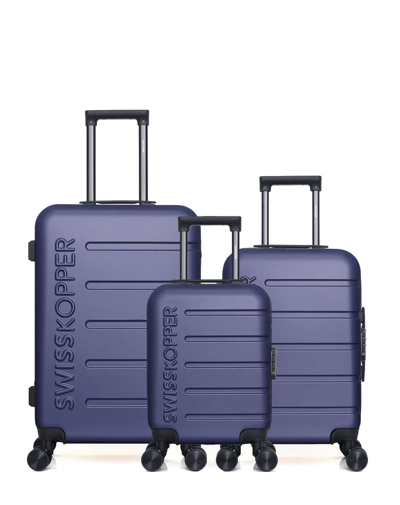 SWISS KOPPER – 3er-Pack: Mittelgroßer Koffer, Handgepäck und Handgepäck XXS AIGLE