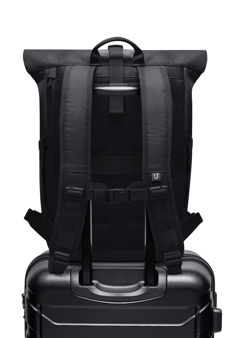 Allen Large Schwarz - Rolltop Rucksack