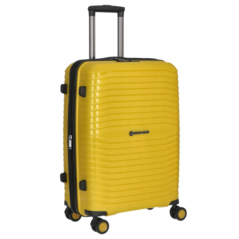 Stratic Bright+ - 4-Rollen-Trolley 66 cm M erw. (yellow gold)