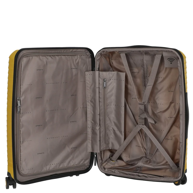 Stratic Bright+ - 4-Rollen-Trolley 66 cm M erw. (yellow gold)