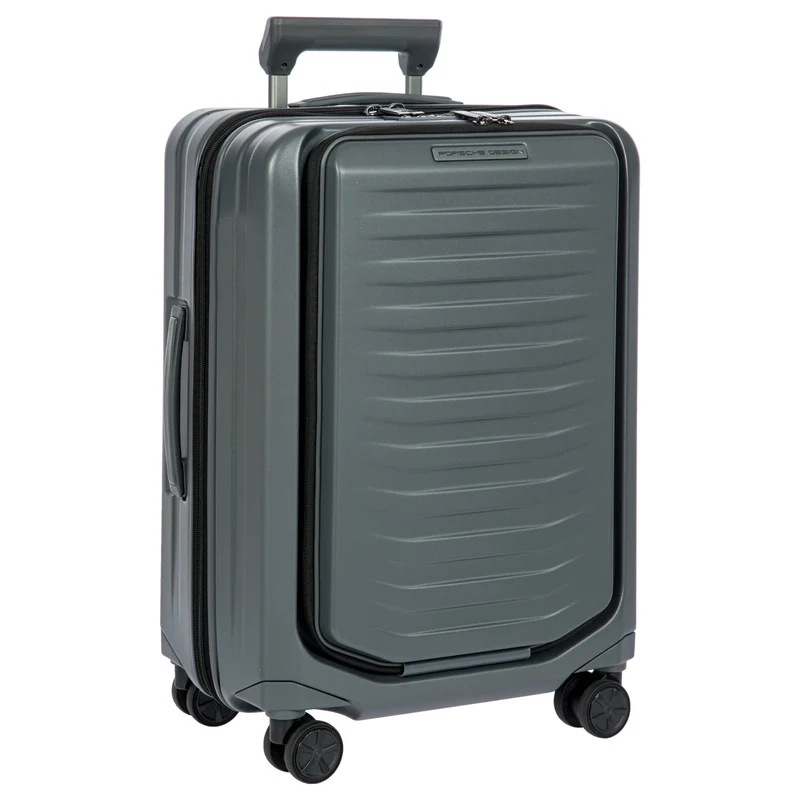 Porsche Design Roadster Hardcase - 4-Rollen-Kabinentrolley mit Vortasche S 55 cm (grey matt)