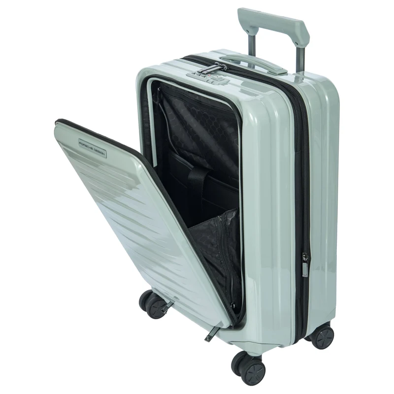 Porsche Design Roadster Hardcase - 4-Rollen-Kabinentrolley mit Vortasche S 55 cm (chalk shiny)