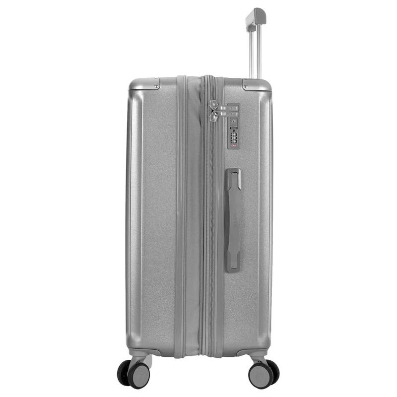 Heys Luxe - 4-Rollen-Trolley M 66 cm erw. (silver)