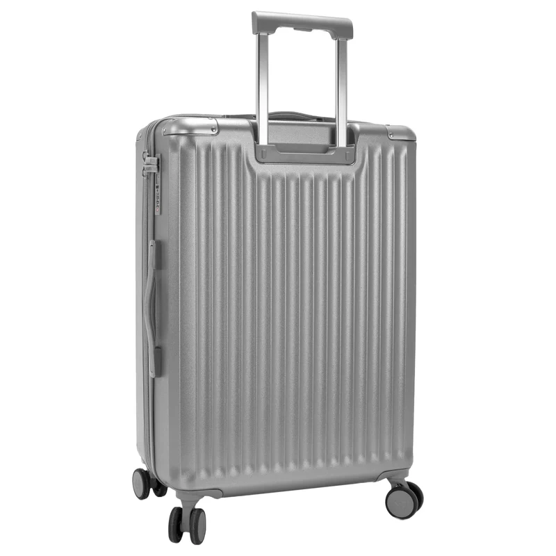 Heys Luxe - 4-Rollen-Trolley M 66 cm erw. (silver)