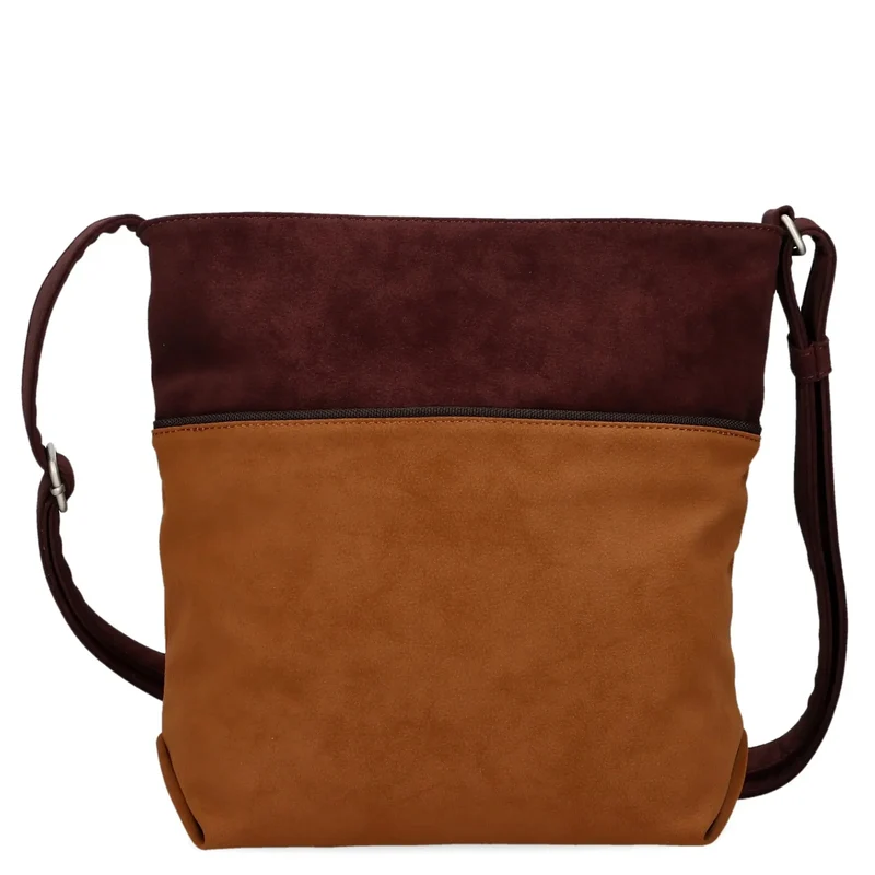 zwei Jana J10 - Schultertasche 29 cm (nubuk-cognac)