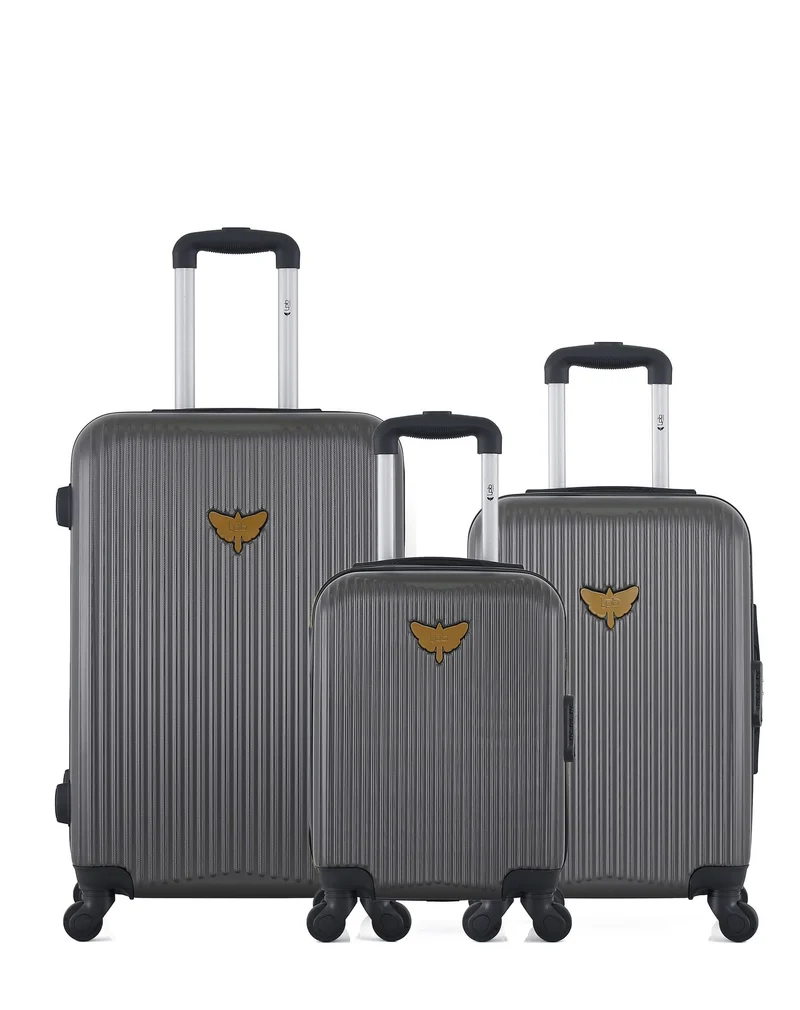LPB LUGGAGE - 3er-Pack: Mittelgroßer Koffer, Handgepäck und Handgepäck XXS AGATA