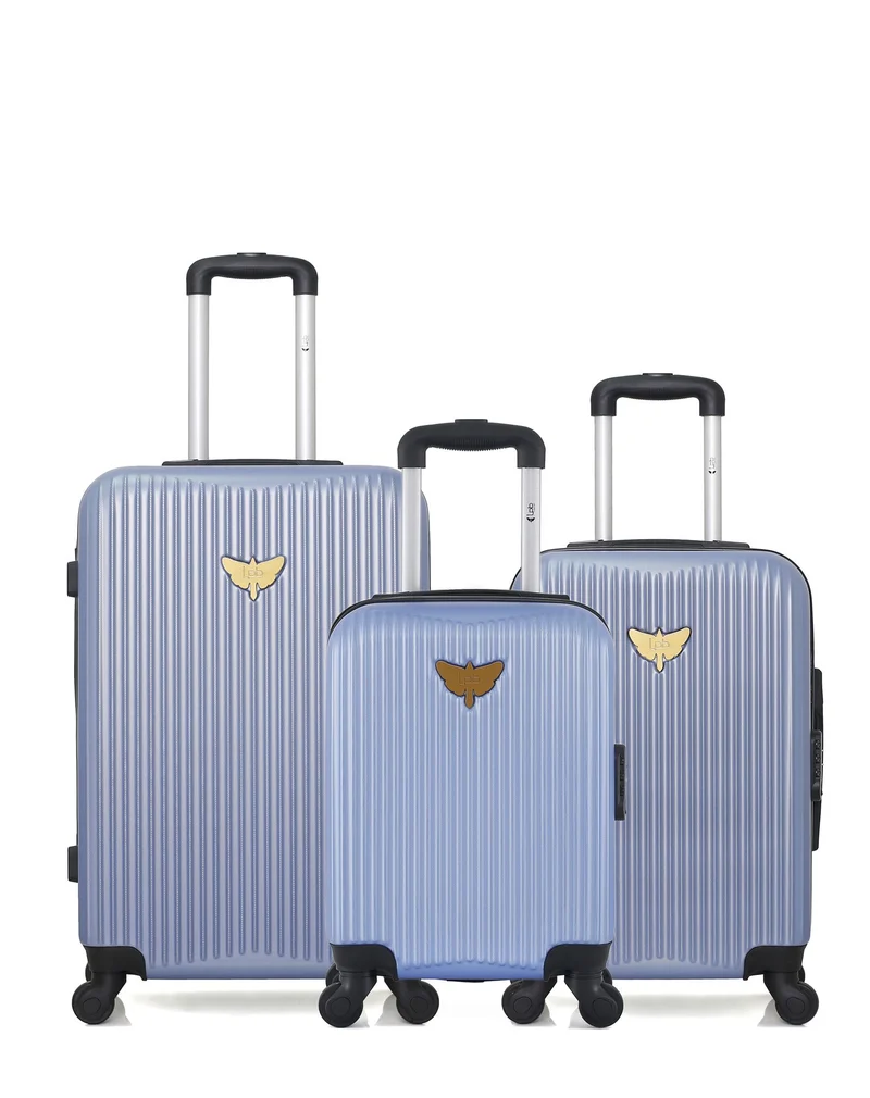 LPB LUGGAGE - 3er-Pack: Mittelgroßer Koffer, Handgepäck und Handgepäck XXS AGATA