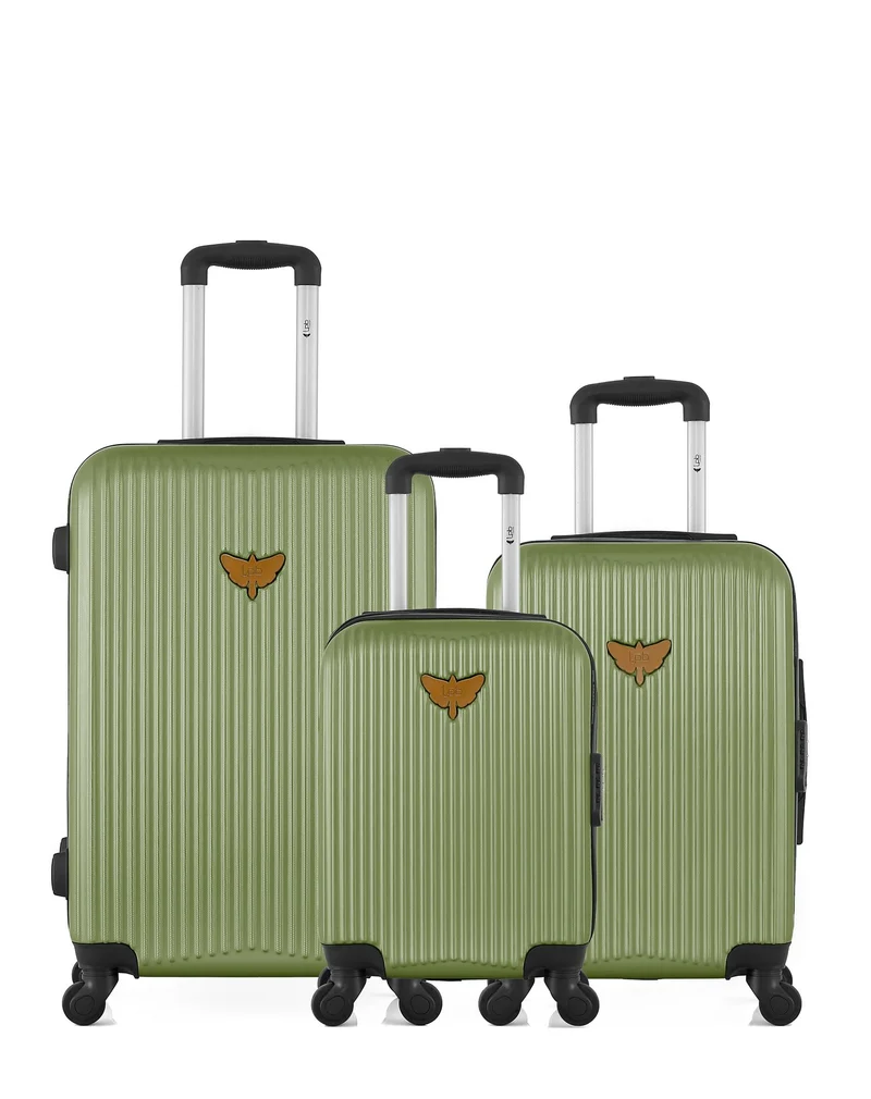LPB LUGGAGE - 3er-Pack: Mittelgroßer Koffer, Handgepäck und Handgepäck XXS AGATA