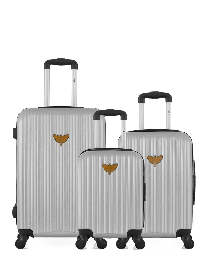 LPB LUGGAGE - 3er-Pack: Mittelgroßer Koffer, Handgepäck und Handgepäck XXS AGATA